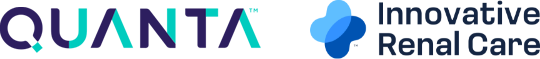 Quanta and Innovative Renal Care logos